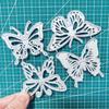2sets Butterflies Metal Cutting Dies Scrapbooking Stencil DIY Paper Card Decorative Embossing Die Cut Craft