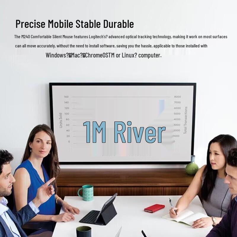 Logitech M240 Silent Dual-Mode Wireless Mouse