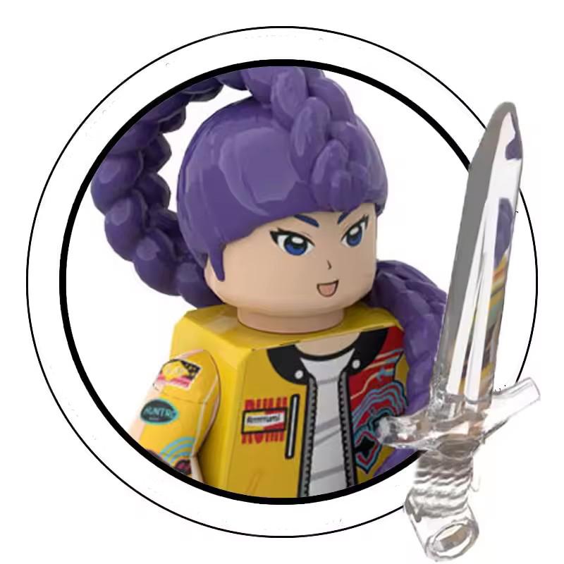 Kpop Łowcy Demonów Mini Figurka Akcji Klocki Zabawka Peryferia Dekoracja Biurka Kolekcja Figur Model Zabawka dla Chłopca