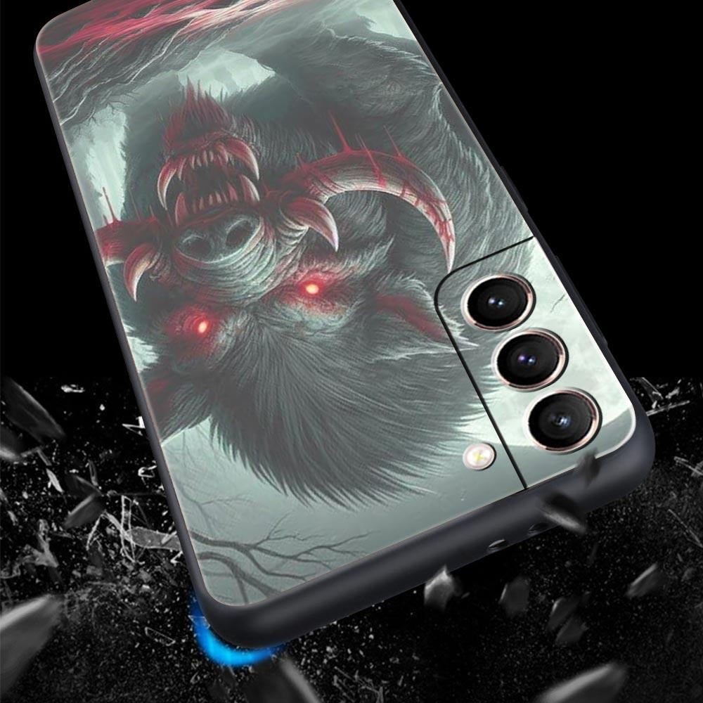 Wild Boar Phone Case for Samsung Galaxy S26 S25 S24 S23 S22 S20 S21 FE Ultra S25 Edge Plus 5G Soft TPU Cover Fundas Capas Coque