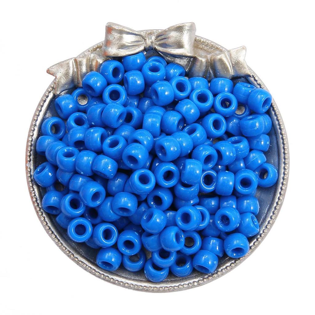 Acrylic Large Hole Barrel Beads 9x6mm for DIY Bracelet Jewelry Making