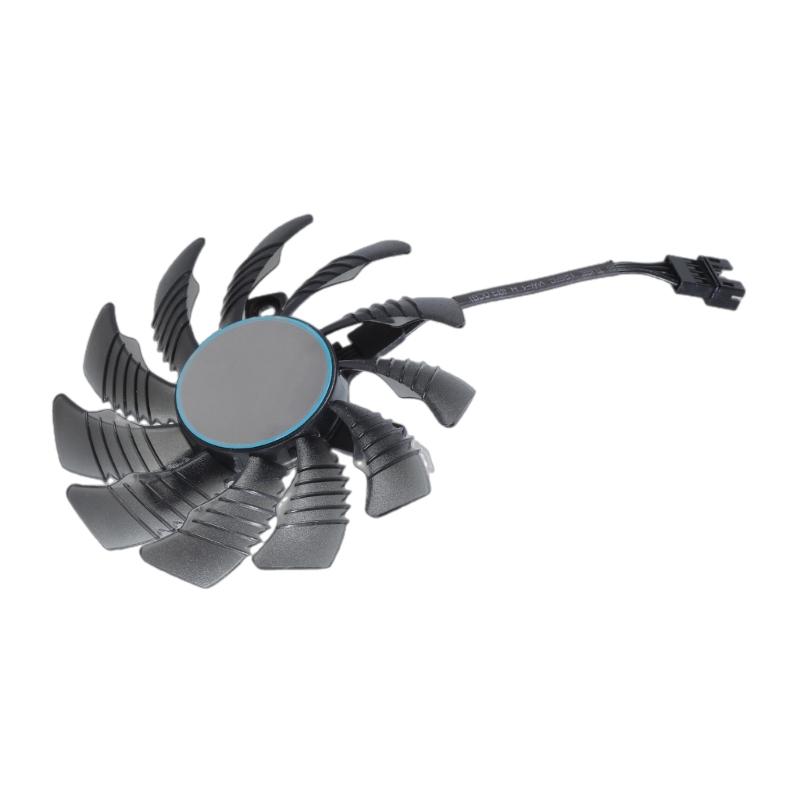 75MM T128010SU GPU Cooling Fan Replacement for RX6700XT 6600XT Graphics Cards Video Card Radiator