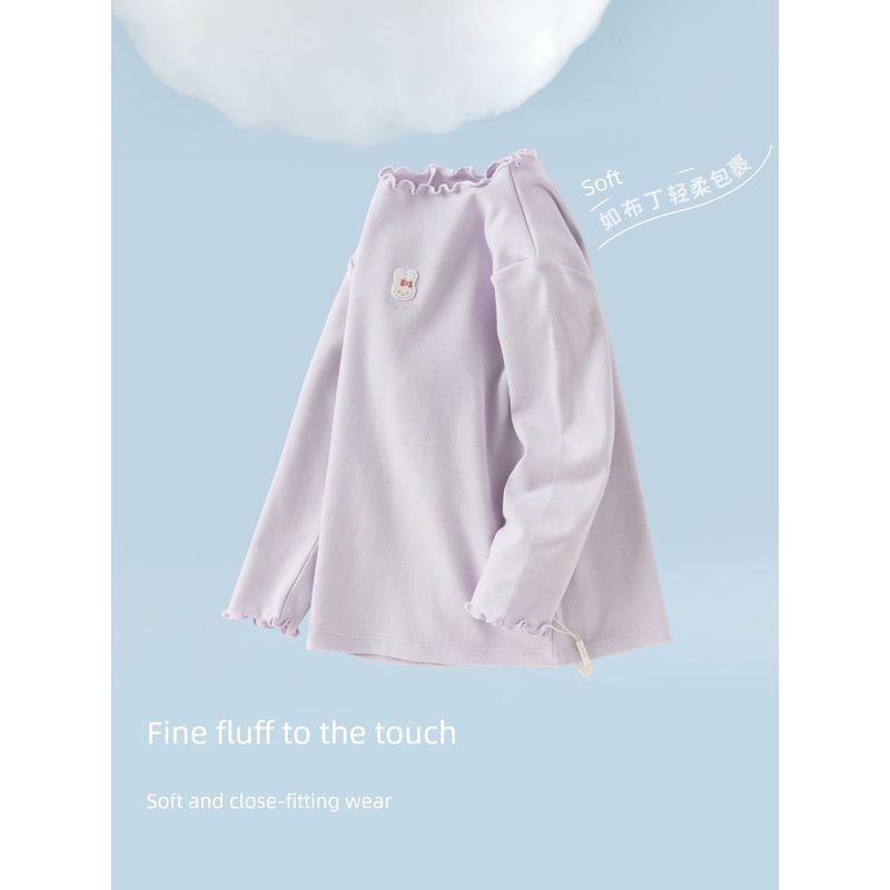 David Bella Children's Stylish New Spring Clothing Girls' Long-Sleeve T-Shirt Baby Inner Wear Top