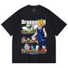 230 Gsm 100% Cotton Dragon Ball V6 Majin Vegeta Print Unisex Heavy Cotton T Shirt