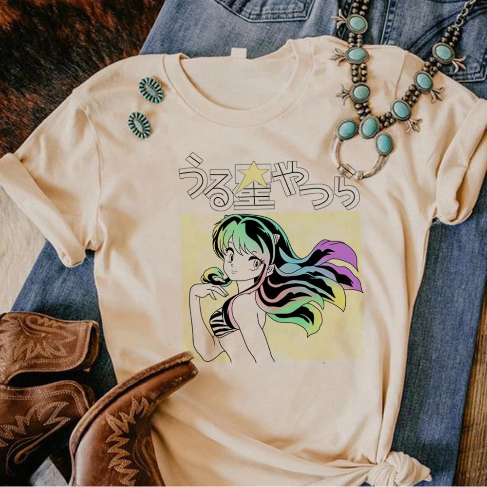Urusei Yatsura Tee women graphic harajuku designer tshirt girl anime Japanese streetwear clothes