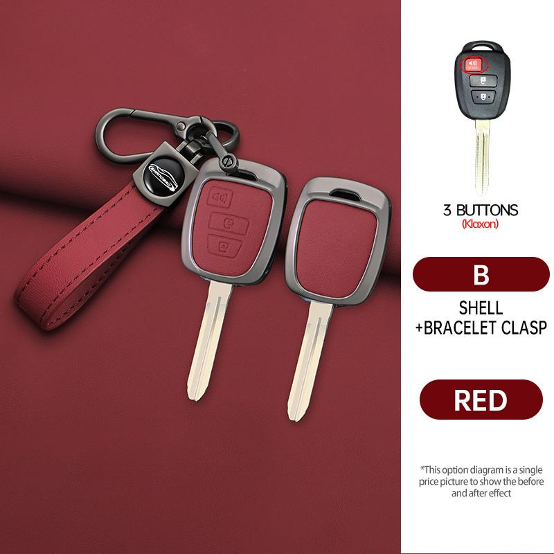 Car Key Cover Case Shell Fob Holder Accessories For Toyota Rav4 Camry Corolla Tacoma Vios Prius C Highlander