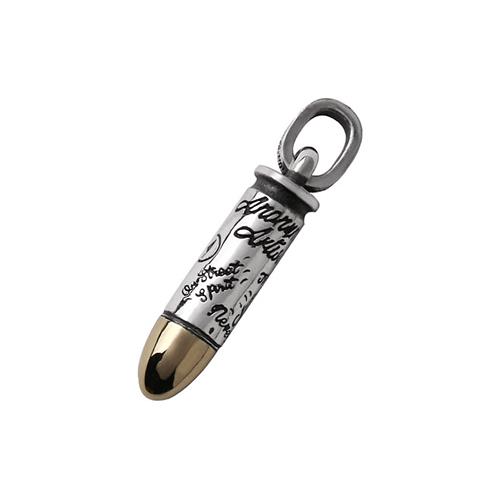Anonymous Artisan Artisan Bullet Pendant - Brass