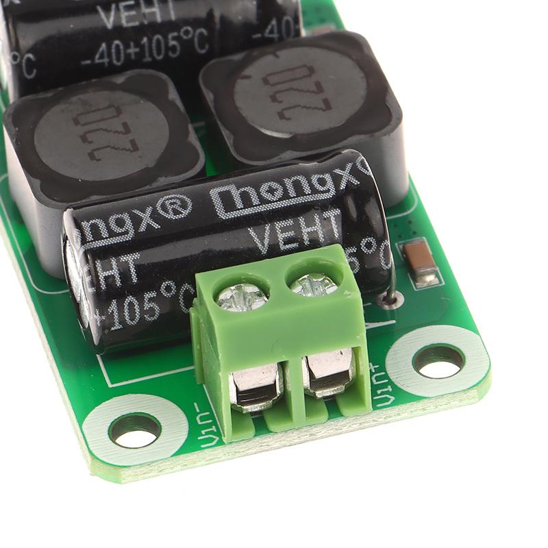 Dc Power Filter Board 0-25V/0-50V 2A/3A/4A Class D Power Amplifier Module Interference Suppression Board Emi Suppression