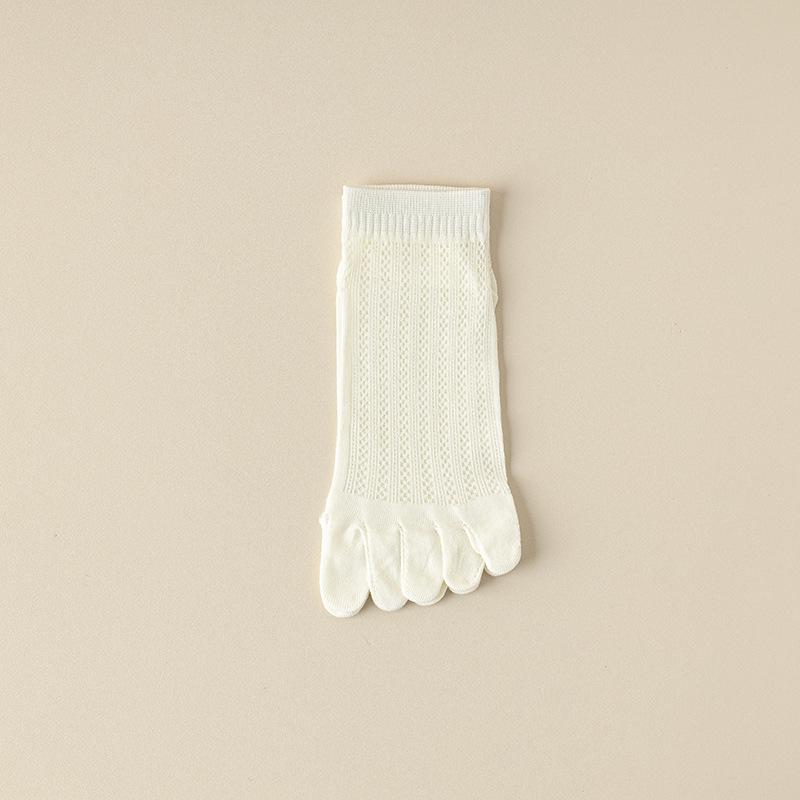 

Женские короткие носки с пятью пальцами Летние тонкие сетчатые дышащие из чистого хлопка Низкие с мелким вырезом Женские носки-лодочки с пятью пальцами и раздельным пальцем 1 pair