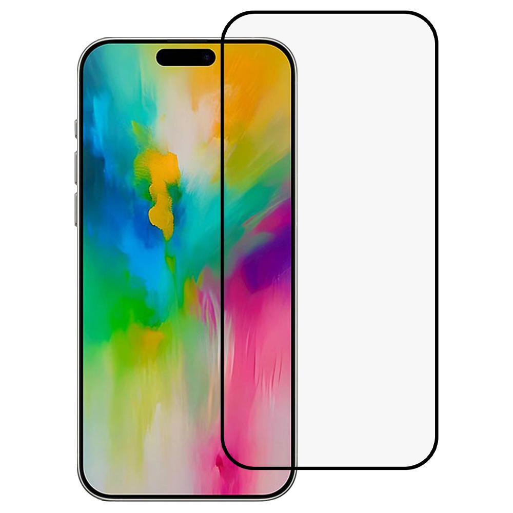 

Для iPhone 16 Захисне скло для екрана Захист від подряпин 2.5D Дугоподібний край Шовкографія Високоалюмінієво-силікатне скло Прозора плівка для екрана Type A