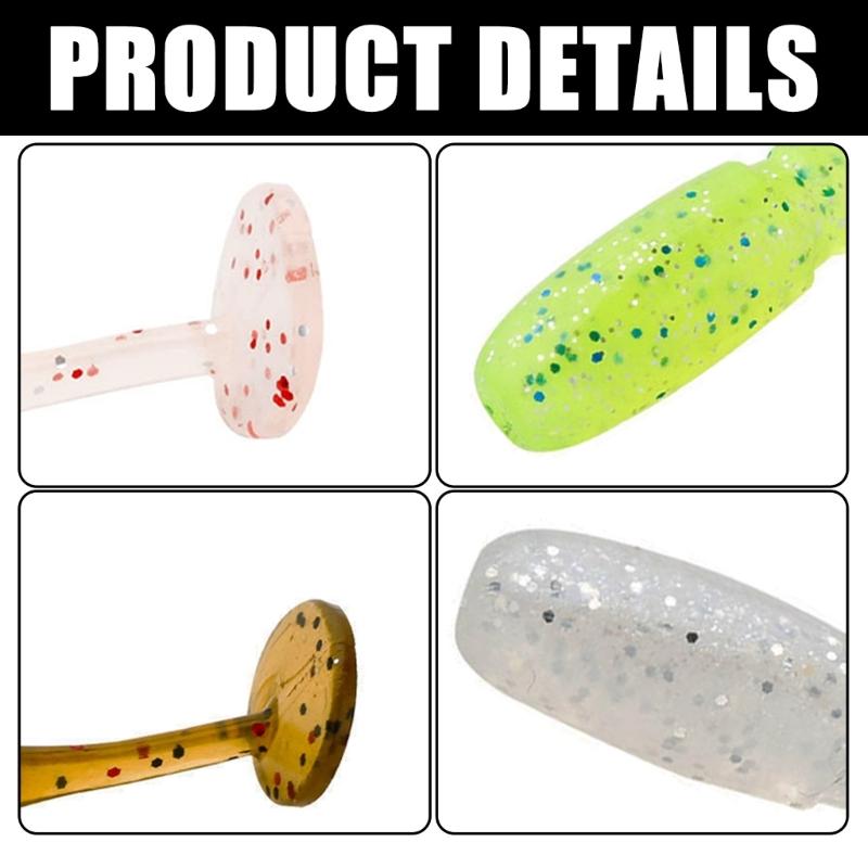 20pcs Floating Fishing Lures Floating Pencil Fishing Lures Top Water Soft Lures for Fish Attraction