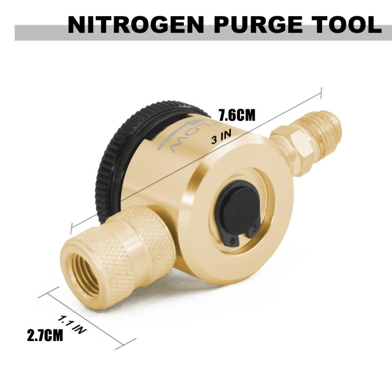 Copper Nitrogen Purge Regulator Suitable For Durability With Easy Installation And Leak Prevention For Lab Applications