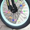 Colorful Bike Wheel Spokes Star/Heart Shape Bike Wheel Spoke Accessories Bike Decor Beads for Kids