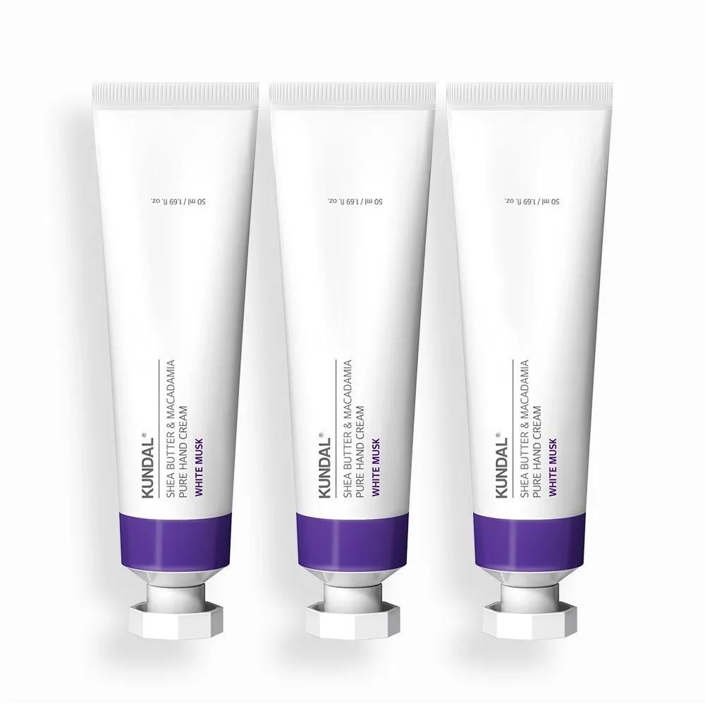 KUNDAL Pure Hand Cream 3-Piece Set White Musk 50ml