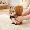 Großes Stoffhörnchen-Spielzeug Lebensechtes Eichhörnchen-Ornament Simulations-Eichhörnchen Schreibtischdekoration