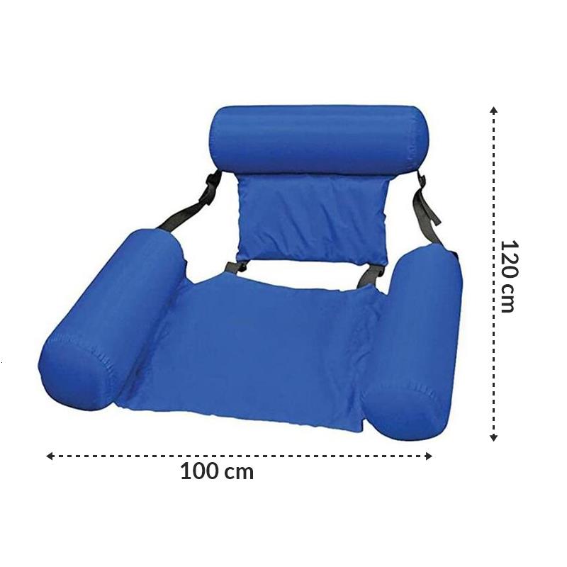 Water Chair Swimming Mattress Inflatable Hammock Pool Deckchair