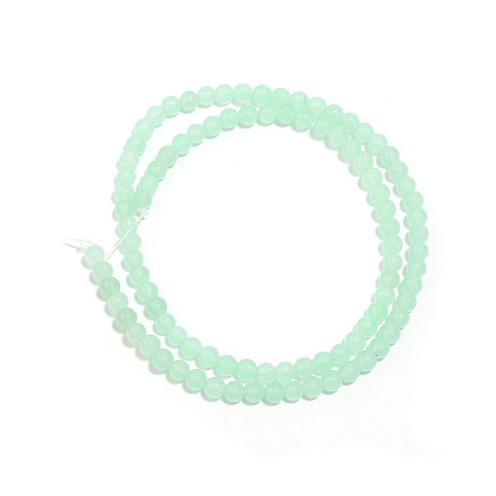 

1 Strand Natural Stone Light Green Chalcedony Beads Round Loose Beads For Jewelry Making DIY Bracelets Necklace 4/6/8/10/12mm