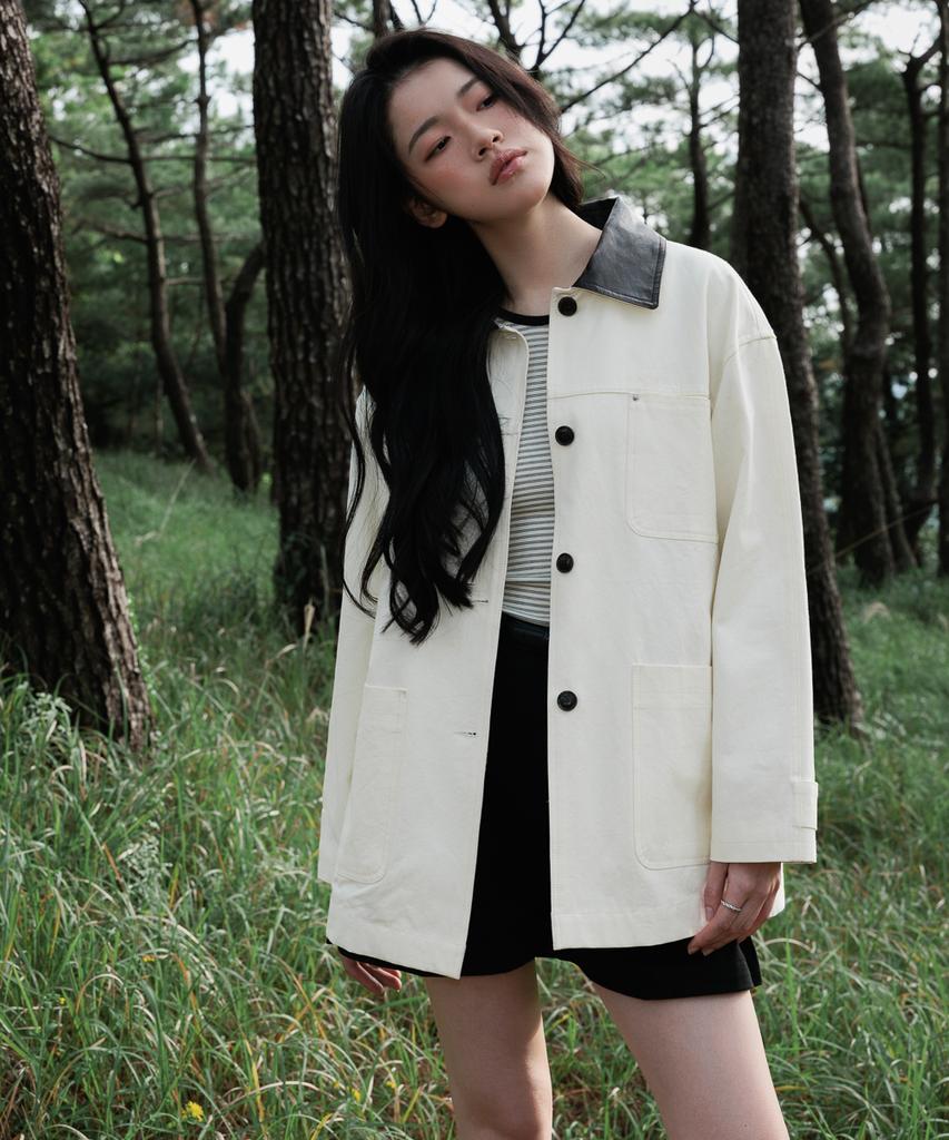 Deheve Collar Point Work Jacket [Ivory]