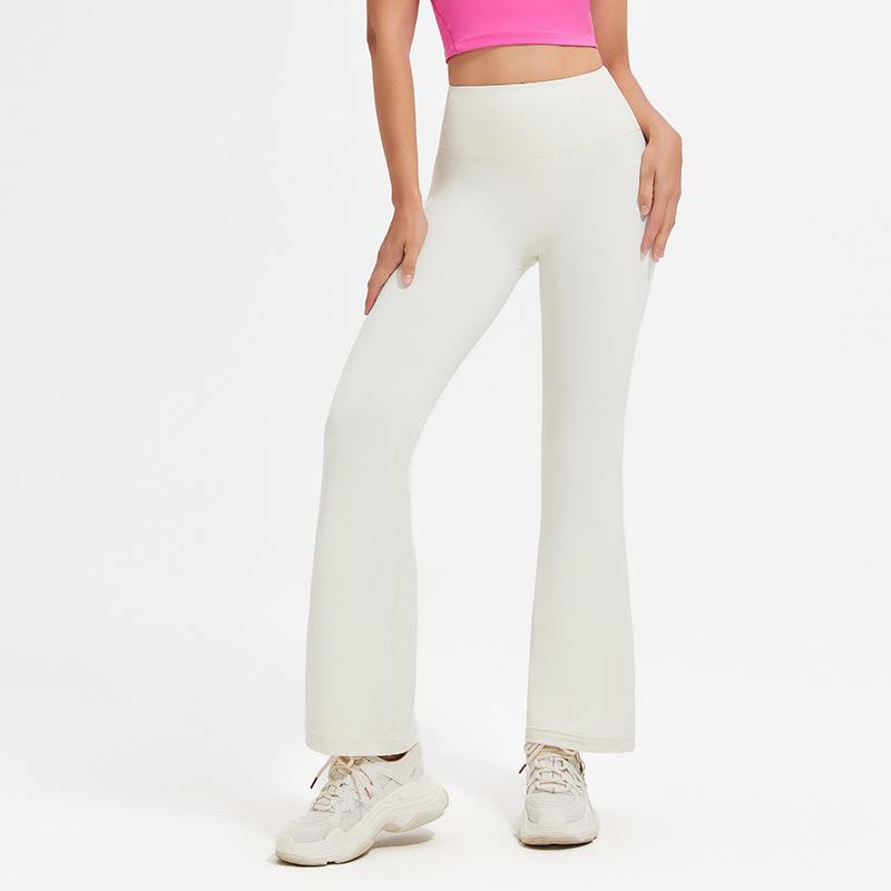 New Fashion Sports Casual Flared Yoga Pants Women High Waist Hip Lifting Fitness Yoga Trousers Women Slim Fit Loose Joggings Running Yoga Pants 25587