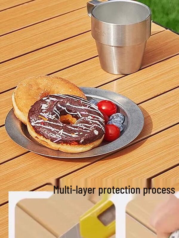 Outdoor Portable Roll-up Camping Table & Chair Set Wider & Larger