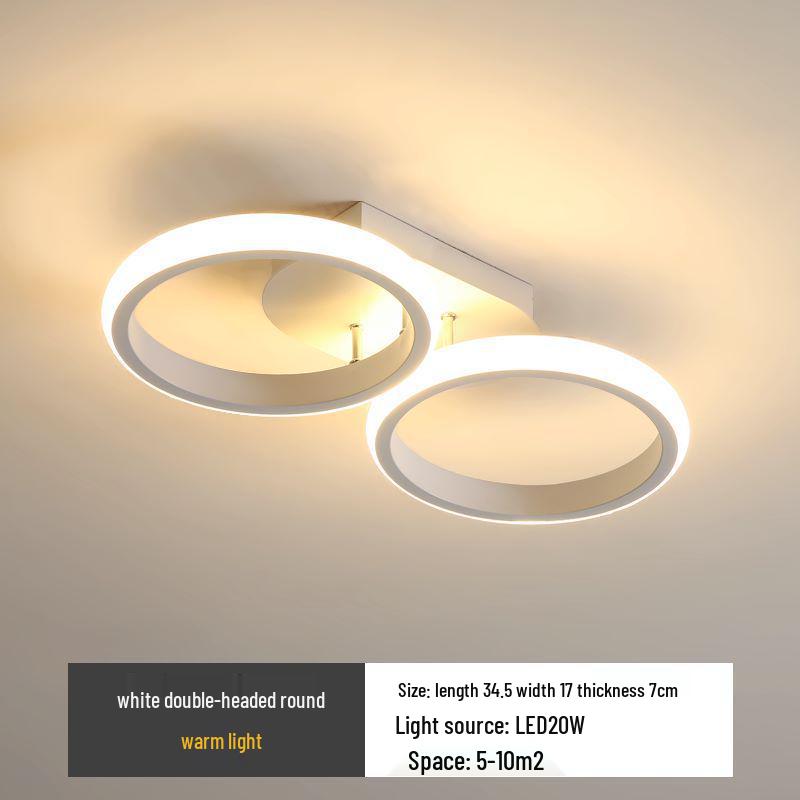 

Скандинавский минималистичный светодиодный потолочный светильник для коридора, фойе и балкона White Light