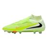 Ghete Fotbal Phantom 6 High Elite FG Hyper Crimson Limelight Unisex Verde Negru HJ2147-800