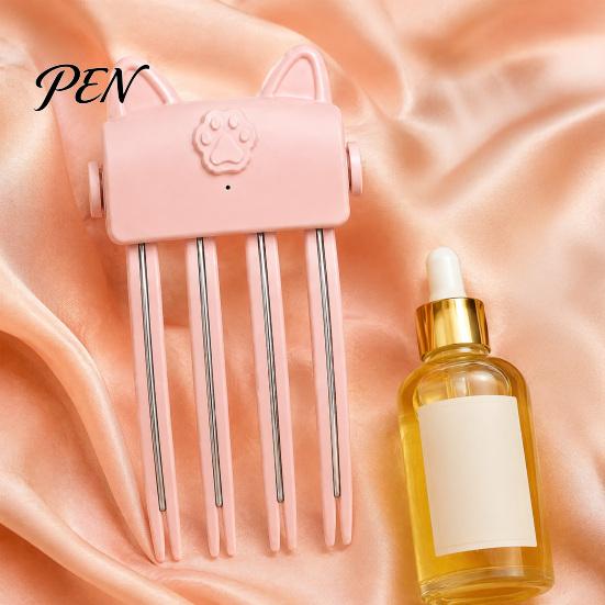 Women Fluffy Hair Tool Electric Heated Volume Clip, Rechargeable Volumizing Clip for Bangs Styling, Styling Gadget Root Lifter Fine Flat Comb