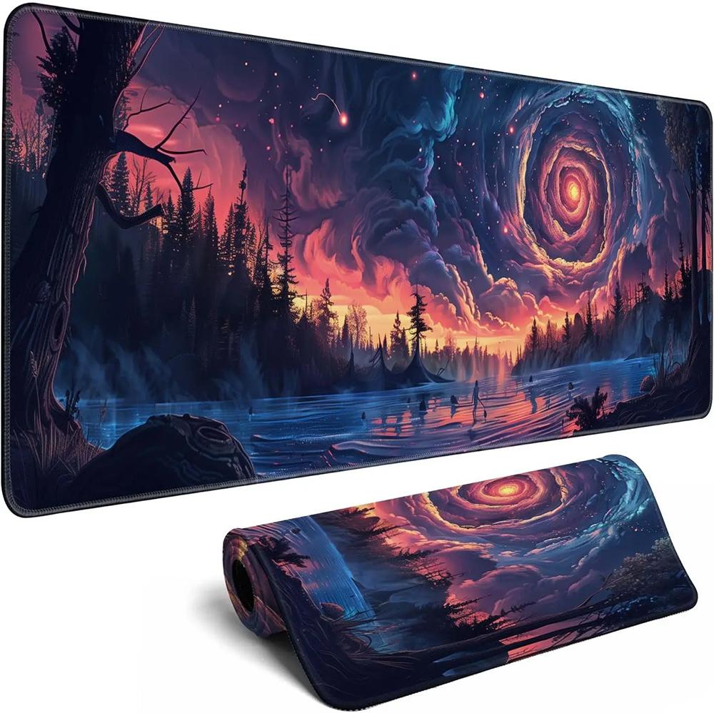 Landscape Large Mouse Pad Tank Game Mousepad Extended Office Laptop Keyboard Pads New AntiSlip Rubber Office Carpet Table Mats