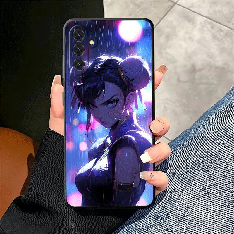 ChunLi S-Street F-FighterS Soft Phone Case for Samsung A17 A37 A57 A16 A26 A36 A56 A15 A25 A35 A55 A14 A24 A34 A54 A13 A23 A33 A