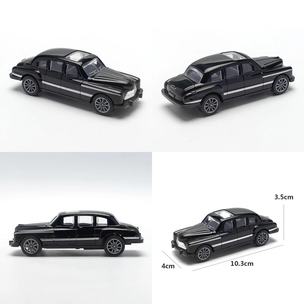 1:43 Alloy Vintage VAN OFF ROAD PICK UP Diecast Car Model Classic Pull Back Car Model Miniature Vehicle Replica for Kids Adults