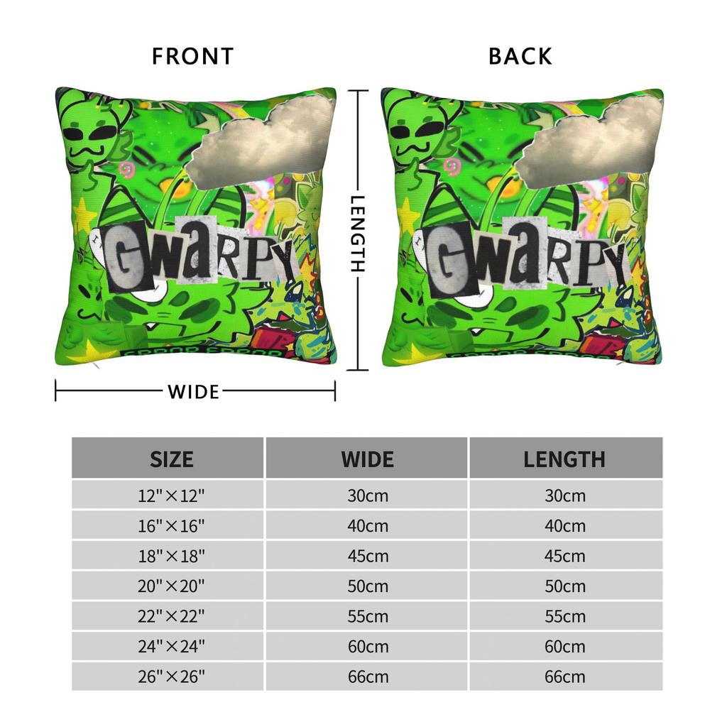 Garten of Banban Funny Games Pillow Covers Accessories Printed Cushion Cover Gift  Throw Pillow Case Cover Sofa Multiple Sizes