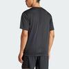 Adidas Hiit Workout 3-Stripes Tee Men Tops Black IL7128