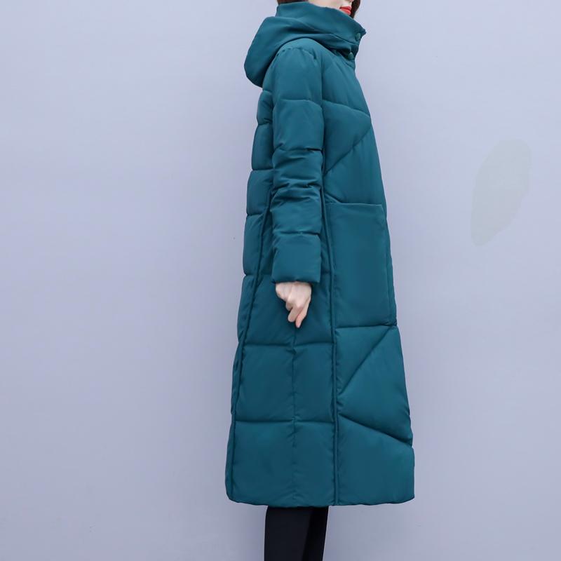 Plus Size Women's Long Jacket Winter Overcoat Fashion Loose Thick Warm Winter Coat Woman Parkas Hooded