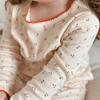 Baumwoll Kinder Schlafanzug Set Mädchen Jungen Langarm Nachtwäsche Kleinkind Haus Outfit A-Note Weich Bequem