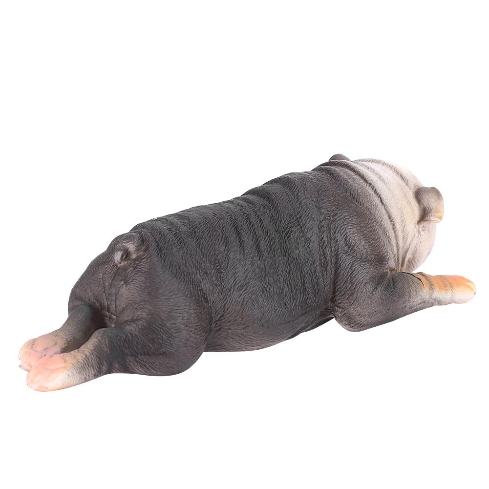 High Simulation English Lying Bulldog Model Sleepy Animal Toy for Children Gift (#873)