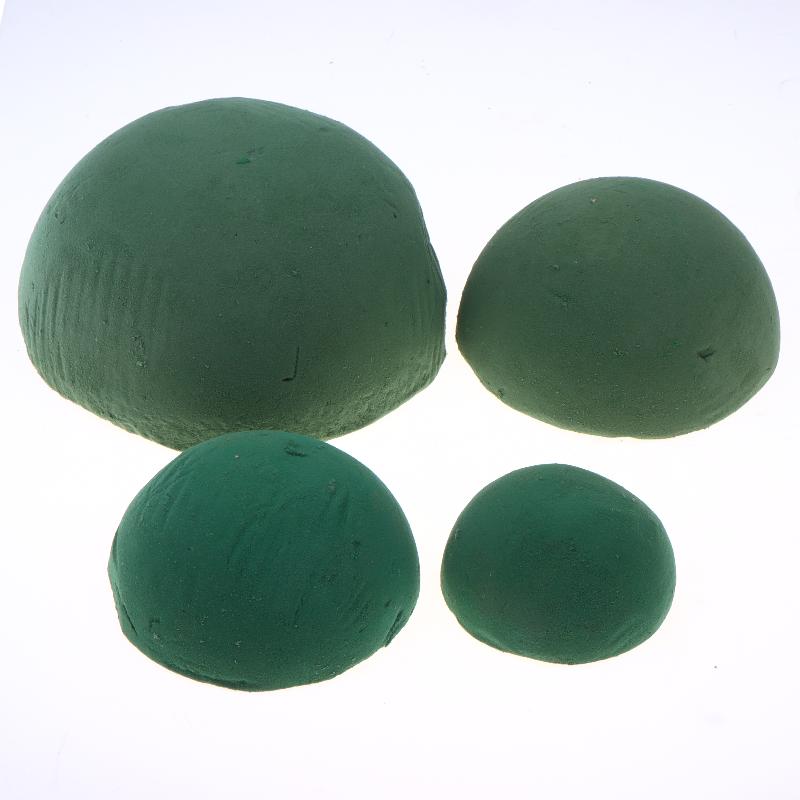 1/5Pcs Half Ball Diy Dry Artificial Flower Foam Block Green Floral Foam For Arrangement Birthday Wedding Decoration