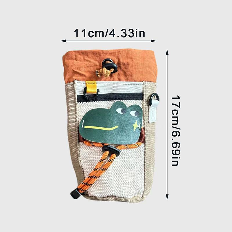 Heißer Cartoon Fahrradkorb Radfahren Fahrrad Vordere Aufbewahrungstasche Sport Wasserbecher Organizer Tragbare Fahrradtasche Fahrradzubehör