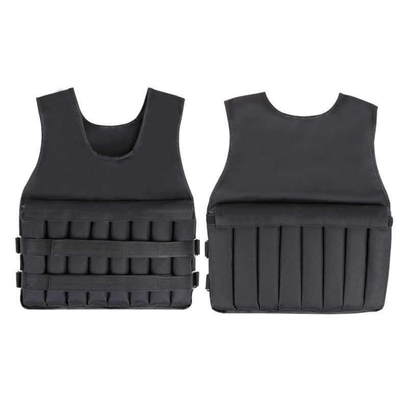 Adjustable Iron Sand Weight-Bearing Vest for Running and Training - Breathable, Invisible Fitness Equipment.