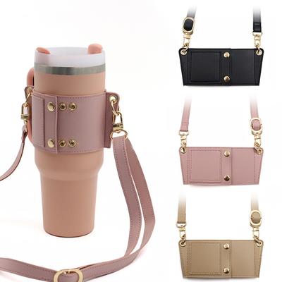 Porta-Garrafa Bolsa Sling para Garrafa de Viagem com Alça Ajustável Bolsa Compatível com Copo Stanley 30/40oz