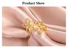 Cazador Flowers Rings for Women Gold Color Finger Rings Stainless Steel Jewelry 2026 Trend Party Birthday Gift Wholesale