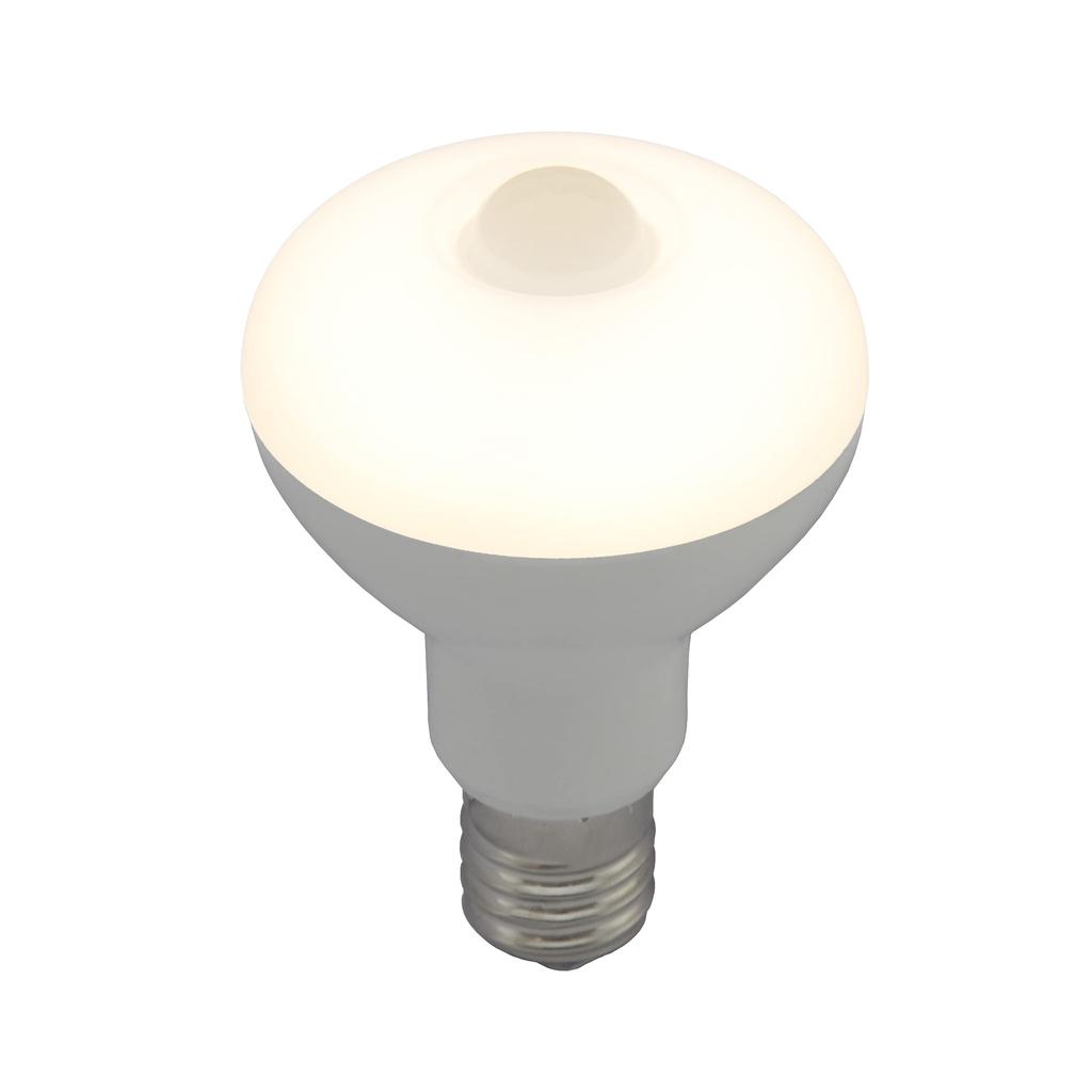 LED Light Bulb, Reflector Type, E17 Base, Equivalent To 40W Incandescent Bulb, with Motion and Light Sensors, Warm White lightLDR4L-WS-E17 9 06-3413