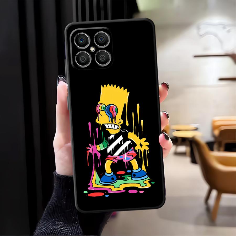 Cute S-simpsons Cartoon Funda Phone Cover Case for Honor X6 X8 X7 90 X5b X9a 70 Magic5Lite 8X 200 400 Lite
