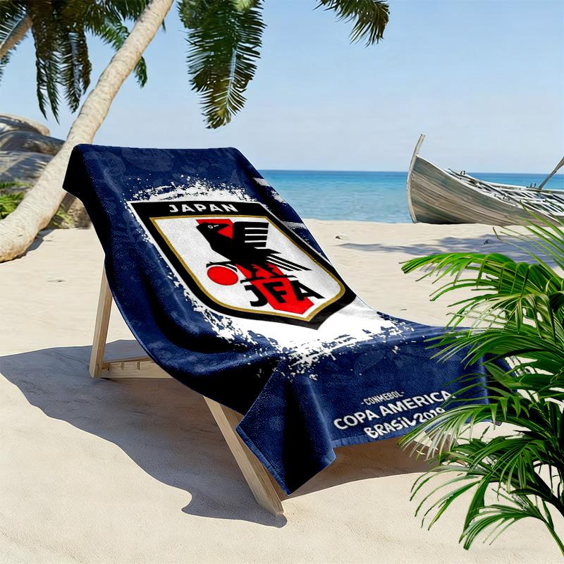 Japan JAF Print Beach Towel, Large Soft Quick Dry Towel for Beach Camping Swimming