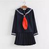 Anime Cosplay Hell Girl Enma Ai Sailor Costumes Sets for Girls School JK Uniform Twinset Costume Women Suit Preppy Sweater Skirt Clothes College