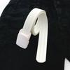 Fashionable Adjustable White Belt For Women Minimalist Smooth Design No Metal No Magnetic For Easy Security