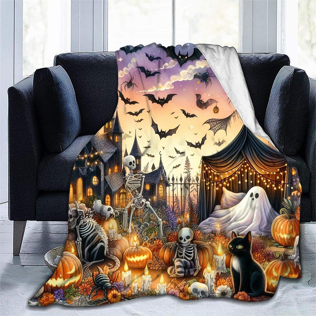 Halloween Print Blanket