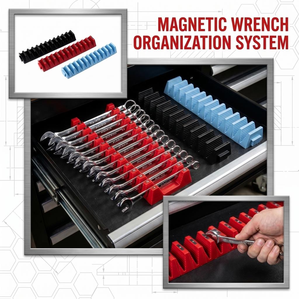 Storage Rack Is Used For Storing Magnetic Holders In Tool Drawers