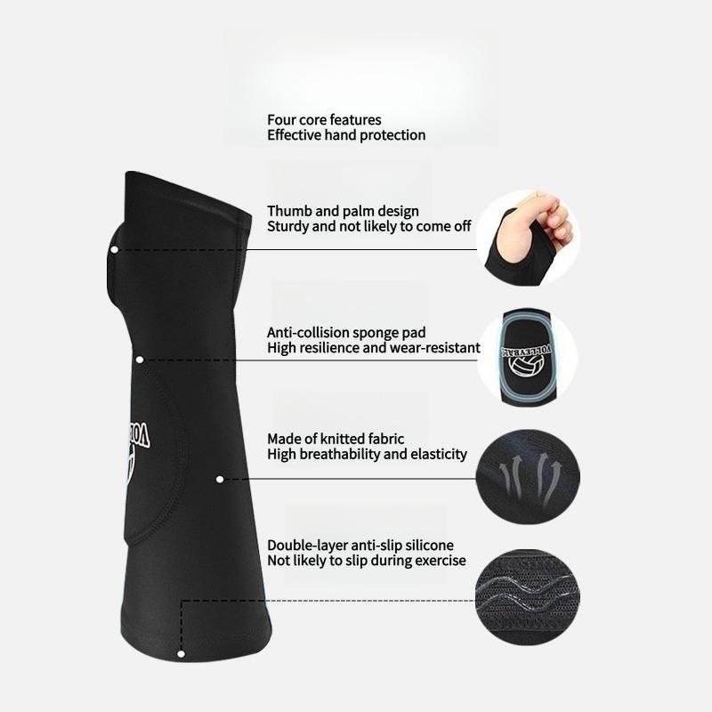1PAIR Volleyball Wrist Guard Special Men's and Women's Padded Ball Arm Guard Equipment Sports Protective Gear Forearm Elbow Pads