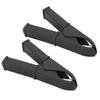 2 Pcs Insulated Clip 100mm All Copper Battery Electrical Test Insulation Clip Spring Clip Alligator ClipBlack