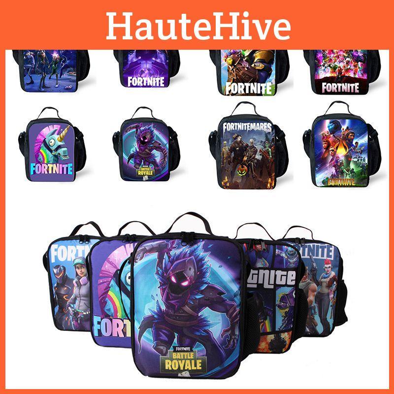 Student School Battle Bag Girls Boys Snack Bags Lunch Kids Box